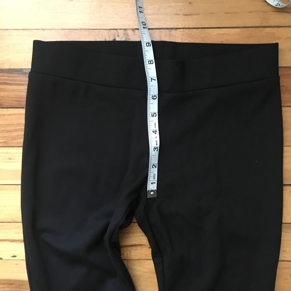 DREW Pull-On Black Zipper Ankle Pants - Picture 3 of 9